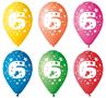 Balloon, 26 cm, numbered, 6