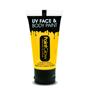 Face and bodypaint, fluorescent, 50 ml, neon yellow