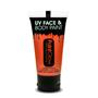 Face and bodypaint, fluorescent, 50 ml, neon orange
