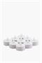 Led candle, 10 pcs, white flame