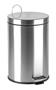 Pedal bin with removable bucket, stainless steel, 12l