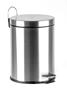 Pedal bin with removable bucket, stainless steel, 10l