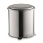 Pedal bin, flame retardant, industrial, 50 l, removable bucket, black