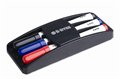 Whiteboard eraser, felt, 3 markers,17x7x3 cm