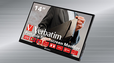 VERBATIM: kompakt és sokoldalú hordozható monitorok