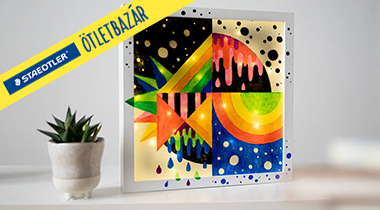 Világító képkeret művészi megjelenéssel