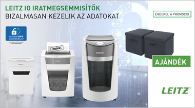 LEITZ IQ iratmegsemmisítők bizalmasan kezelik az adatokat