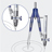 The universal adapter provides precise editing options by securely holding various writing and drawing tools.