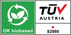 Certification verifies that the product contains a percentage of renewable bio-based carbon